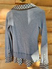 Goode Rider Wool Small Blue Sweater