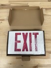 Red Led Exit Sign  Ul-listed Emergency Light  Ac 120v 277v