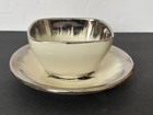 1960s Set Of 6 Vtg Swissair 1st Class Porcelain Cups   Saucers Suisse Langenthal
