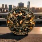250 Years Of Whooping A   2026 1oz Avdp  999 Fine Copper In Capsule Presale