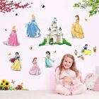 Princess Wall Sticker Decal Disney Vinyl Mural Girls Kids Room Removable Decor
