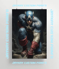 Captain America The Avengers Marvel Comic Mcu Poster Print - No Frame