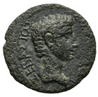 Roman Provincial Bronze Coin - Smyrna Ionia 27 Bc-14 Ad - Augustus - Nike