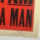 Shepard Fairey Obey 18x24 I Am A Man Signed  Numbered Silkscreen Screen Print