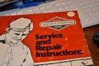 Vtg Briggs   Stratton Original Service And Repair Instructions Manual 270962  a 