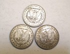 Morgan Silver Dollars -lot Of 3 -consecutive Yrs 1878-1880