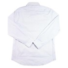 Michael Kors Shirt Mens L 16 32-33 White Blue Slim Fit Button Down Long Sleeve