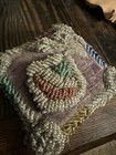 Antique Native American Iroquois Pin Cushion-beaded Ornate 7 5    Square Shape