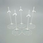 5 Sets Transparent Doll Stand Support For 1 6 Doll Prop Up Model Display Holder