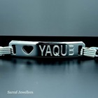 925 Sterling Silver Baby Childrens Anchor Id Heart Personalised Bracelet New