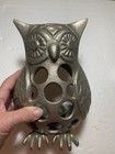 Cast-iron Owl Lantern Candle Garden Decor  7 