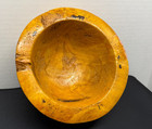 Rough Wooden Hollowed Out Small Bowl Textured Organic Irregular 1984