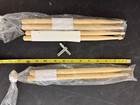 Kids Drumsticks Lot     3 Pairs 12  Wooden Drum Sticks   Drum Key     Beginner Set