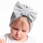 Baby Child Infant Toddler Winter Warm Soft Beanie Hats Caps Big Bow Knot Turban