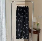 Hello Kitty Pajama Pants Sanrio Anime Fleece Double Elastic Fabric Soft Trousers