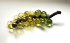 Vintage Mid-century Modern Green Lucite Grape Cluster - Free Shipping