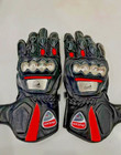 Ducati Corse Motorcycle Motorbike Racing Leather Gloves Usa