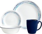 Livingware 16-piece Dinnerware Set  Ocean Blues  Service For 4