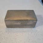 1904 Gillette Safety Razor Og Silver Case Blades Holder Rare Antique Single Ring