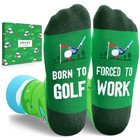  Funny Socks For Men Women - Outdoorsman Gifts For Born To Golf Force To Work