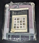 Vintage Tapestry Throw Flutterby Blanket Butterflies Floral 55 x60  - Read 