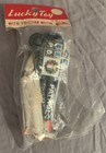 Vintage Tin Friction Highway Patrol  Helicopter  In Lucky Toy Package  Japan