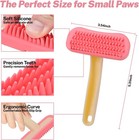 Bunny Brush Soft Silicone Small Animal Brush Short Hair Dog Brush Removes Loose