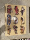 Lot Of 5 Melissa   Doug Wooden Toddler Puzzles