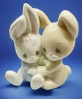 Vtg  Enesco Precious Moments Some Bunny Loves Cares Ceramic Accent Night Light
