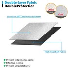 Upgraded Sunshade For Tesla Model 3 Y Windshield  Improved Uv Protection Fabric