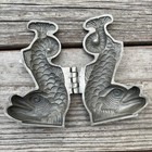 Dauphin Of France Antique Vintage Pewter Ice Cream Mold Schall258 French Dolphin