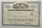      Vintage 1950s-1980s Blue Gm Stock Certificate Futurama Vignette Americana