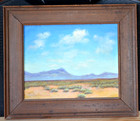 Very Early El Paso Landscape By Texas Artist Berla Lyone Emeree   1899 - 1948 