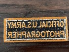 Vintage Wwii Ww2 Post Wwii Us Army Official Photographer Patch Fe Ce