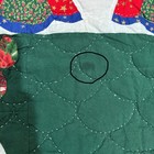 Vintage Handmade Christmas Angel Tree Quilted Throw Lap Quilt Wall Hanging