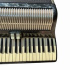 Vintage Black Salanti Accordion Excellent Condition With Case   