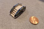 1 12 Miniature Dollhouse Garden Bridge  Flowers   Plants  Blue White Green