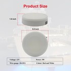 Marine Boat Dome Lights  5 5 Inch Dual Color Led Cabin Light With Toggle Switch 