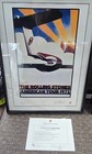 Rolling Stones 1972 American Tour Poster Plate Signed And Numbered