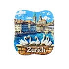 Switzerland Zurich Altstadt Resin Refrigerator Magnet 3d Travel Souvenirs Craft
