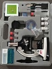 Amscope 52pc 120x-1200x Kids Starter Compound Microscope Portable Science Kit