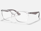 Rayban Rx7066 Eyeglasses - Polished Transparent 5768 - New