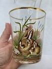 Vtg West Virgina Specialty Co  american Wildlife Old Fashion Glasses  Set Of 4