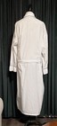 Brioni Men   s Robe 100  Cotton White W navy Blue Piping Size Large Made In Italy