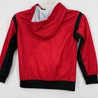 Nike Dri-fit Full Zip Hoodie Jacket Boys Size 6 Red Black Age 5-6