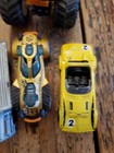 Hot Wheels Die Cast Plastic Lot Of 15 Cars  Some Vintage older Plus Storage Car
