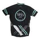 Mt Borah  Mens Cycling Jersey Zip Shirt Velo Cafe Made In Usa Sz L