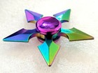 Rainbow Fidget Spinner Arrows Toy All Metal Adults Kids Boys Girls Adhd Focus 