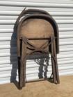 Vintage Wood Folding Chair Primitive Cool Piece Very Old 