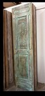 Vintage Carved Door Hand Carved Statement Door Solid Wood Hinged Barn Door 96x27